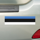 Vlag van Estland Bumpersticker (Op auto)