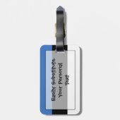 Vlag van Estland Easy ID Persoonlijk Bagagelabel (Achterkant verticaal)