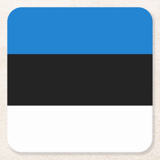 Vlag van Estland Kartonnen Onderzetters (Voorkant)