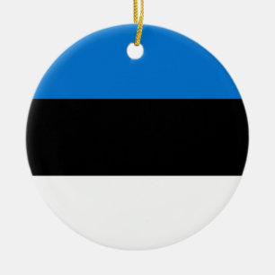 Vlag van Estland Keramisch Ornament