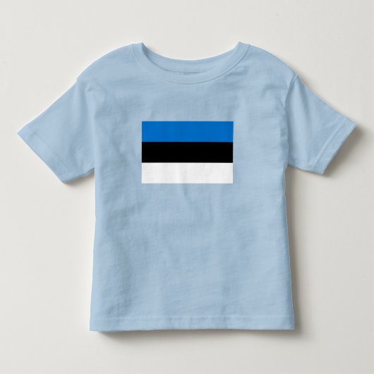 Vlag van Estland Kinder Shirts (Voorkant)