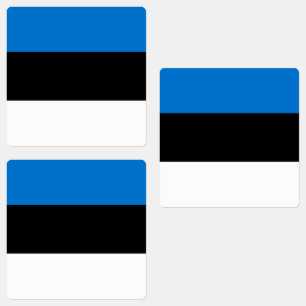 Vlag van Estland Labels