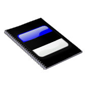 Vlag van Estland Notitieboek (Rechterzijde)