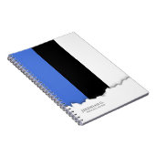 Vlag van Estland Notitieboek (Rechterzijde)
