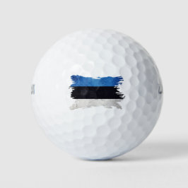 vlag van Estland, penseelstreek, Estse vlag Golfballen