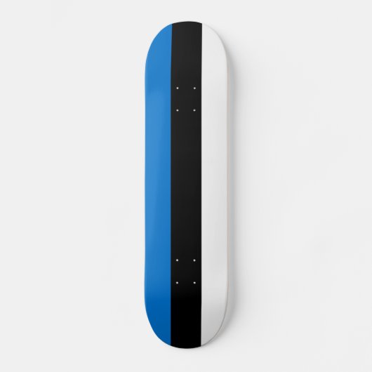 Vlag van Estland Persoonlijk Skateboard (Voorkant)