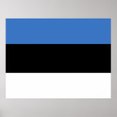 Vlag van Estland Poster (Voorkant)
