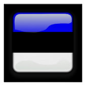 Vlag van Estland Poster (Voorkant)