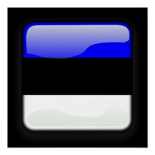 Vlag van Estland Poster (Voorkant)