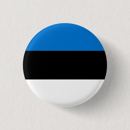 Vlag van Estland Ronde Button 3,2 Cm (Voorkant)