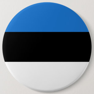 Vlag van Estland Ronde Button 6,0 Cm