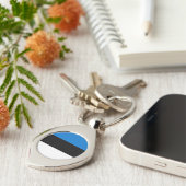 Vlag van Estland Sleutelhanger (Zijkant)