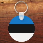 Vlag van Estland Sleutelhanger (Voorkant)