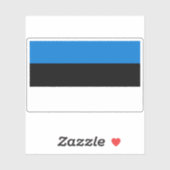 Vlag van Estland Sticker (Vel)