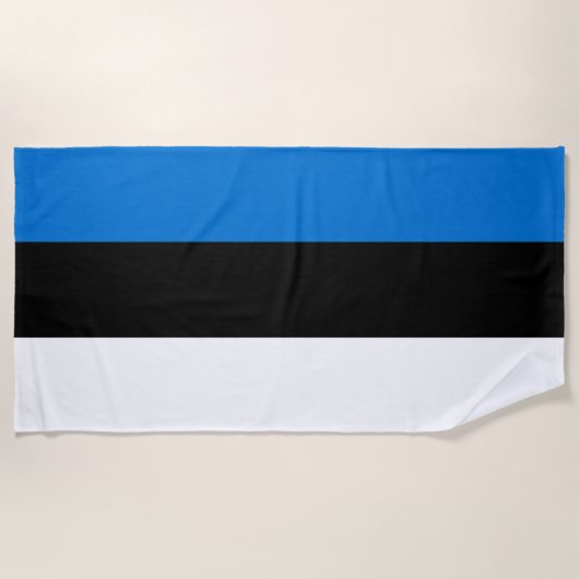 Vlag van Estland Strandlaken (Voorkant)