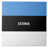 Vlag van Estland Tegeltje (Voorkant)