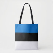 Vlag van Estland Tote Bag (Voorkant)