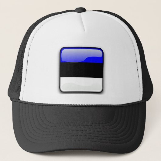 Vlag van Estland Trucker Pet (Voorkant)