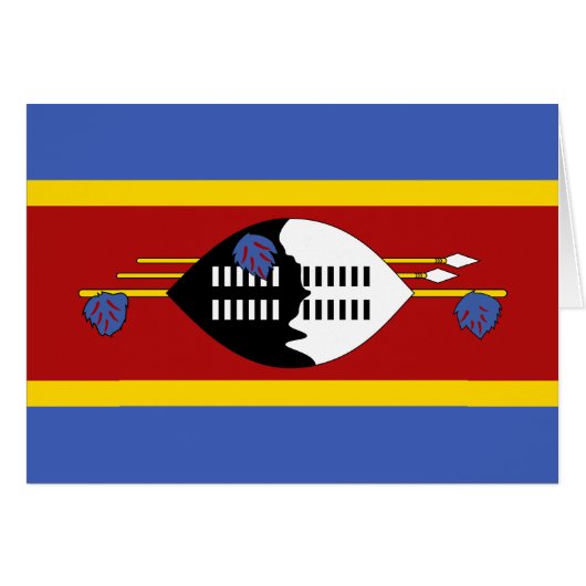 Vlag van Eswatini (Voorkant Horizontaal)