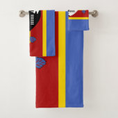 Vlag van Eswatini Bad Handdoek (Insitu)