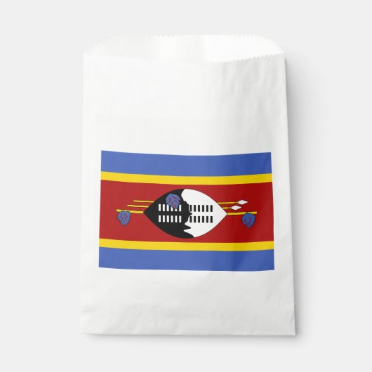 Vlag van Eswatini Bedankzakje (Voorkant)