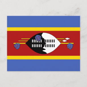 Vlag van Eswatini Briefkaart