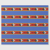 Vlag van Eswatini Cadeaupapier (Vlak)