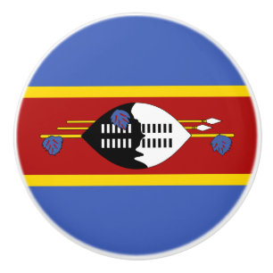 Vlag van Eswatini Keramische Knop