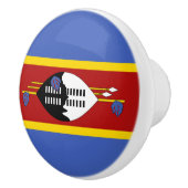 Vlag van Eswatini Keramische Knop (Rechts)