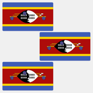 Vlag van Eswatini Labels