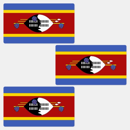 Vlag van Eswatini Labels (Groep)