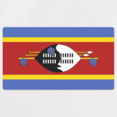 Vlag van Eswatini Labels (Design 1)