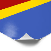 Vlag van Eswatini Perfect Poster (Hoek)