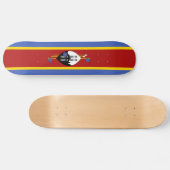 Vlag van Eswatini Persoonlijk Skateboard (Horizontaal)