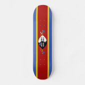 Vlag van Eswatini Persoonlijk Skateboard (Voorkant)
