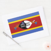 Vlag van Eswatini Rechthoekige Sticker (Envelop)