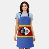 Vlag van Eswatini Schort (Gedragen)