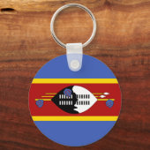 Vlag van Eswatini Sleutelhanger (Achterkant)