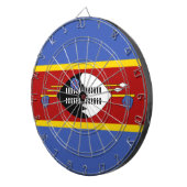 Vlag van Eswatini (Swaziland) Dartbord (Voorkant Rechts)