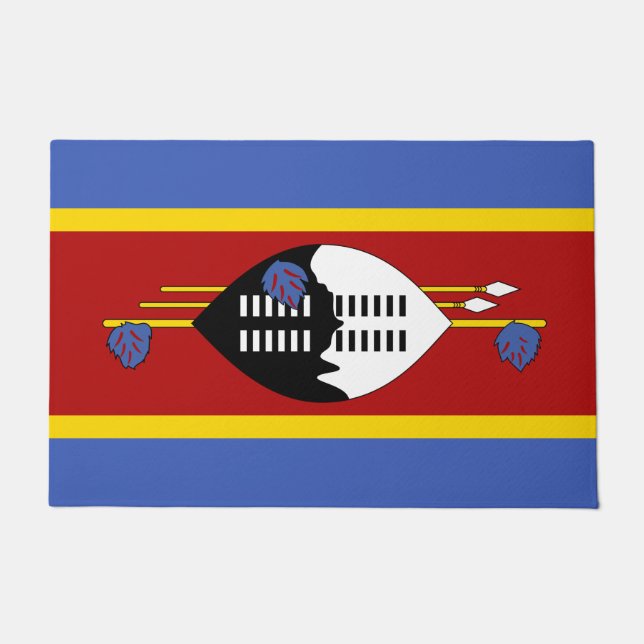 Vlag van Eswatini (Swaziland) Deurmat (Voorkant)