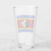 Vlag van Eswatini (Swaziland) Glas (Achterkant)