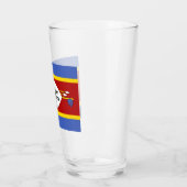 Vlag van Eswatini (Swaziland) Glas (Links)