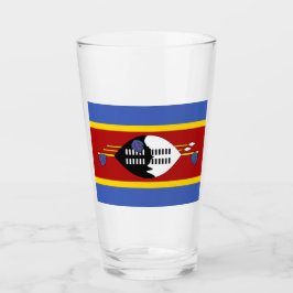 Vlag van Eswatini (Swaziland) Glas