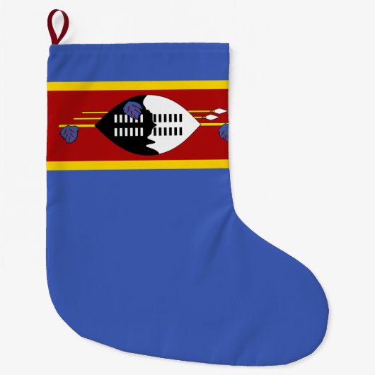 Vlag van Eswatini (Swaziland) Grote Kerstsok (Voorkant)