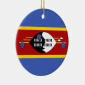 Vlag van Eswatini (Swaziland) Keramisch Ornament (Rechts)