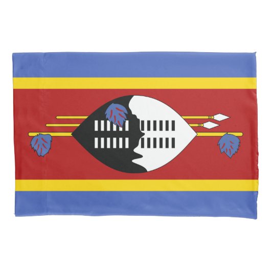 Vlag van Eswatini (Swaziland) Kussensloop (Voorkant-Links)