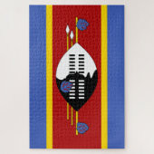Vlag van Eswatini (Swaziland) Legpuzzel (Verticaal)