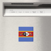 Vlag van Eswatini (Swaziland) Magneet (Insitu (Vaatwasser))