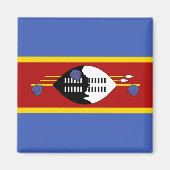 Vlag van Eswatini (Swaziland) Magneet (Voorkant)