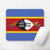 Vlag van Eswatini (Swaziland) Muismat (Met muis)
